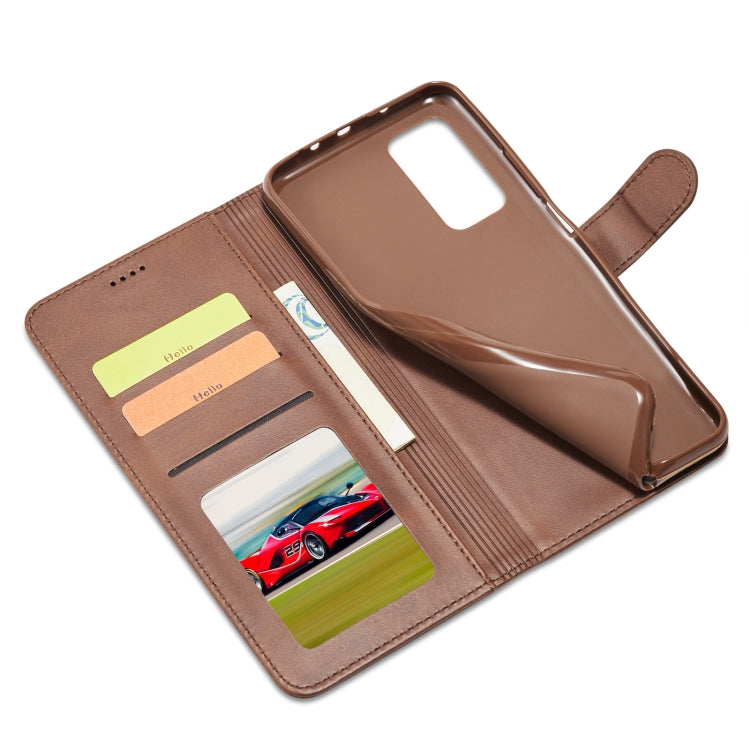 For Xiaomi Redmi Note 10 / Note 10S LC.IMEEKE Calf Texture Horizontal Flip Leather Case with Holder & Card Slots & Wallet(Brown) - Xiaomi Cases by LC.IMEEKE | Online Shopping UK | buy2fix