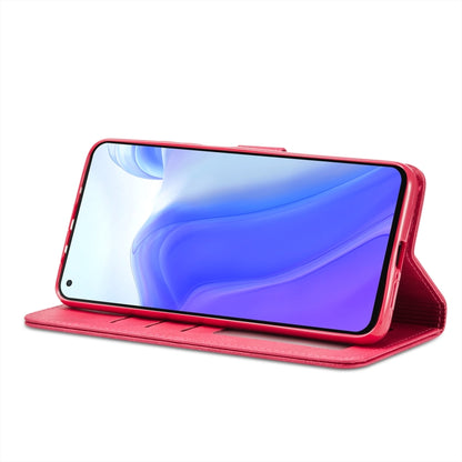 For Xiaomi Redmi Note 10 / Note 10S LC.IMEEKE Calf Texture Horizontal Flip Leather Case with Holder & Card Slots & Wallet(Red) - Xiaomi Cases by LC.IMEEKE | Online Shopping UK | buy2fix