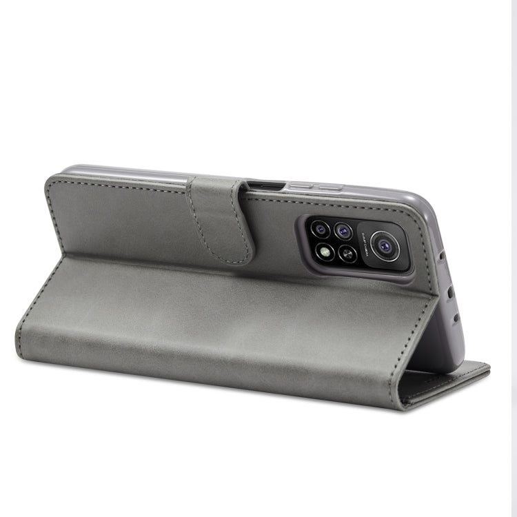 For Xiaomi Redmi Note 10 / Note 10S LC.IMEEKE Calf Texture Horizontal Flip Leather Case with Holder & Card Slots & Wallet(Grey) - Xiaomi Cases by LC.IMEEKE | Online Shopping UK | buy2fix