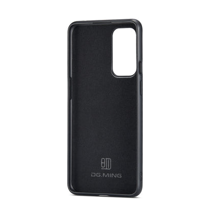 For OnePlus 9 (EU/NA) DG.MING M2 Series 3-Fold Multi Card Bag Back Cover Shockproof Case with Wallet & Holder Function(Coffee) - OnePlus Cases by DG.MING | Online Shopping UK | buy2fix