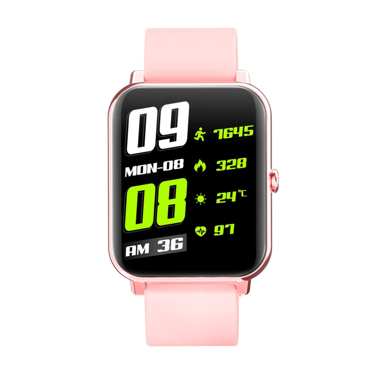 F15 Pro 1.69 inch TFT Screen IP67 Waterproof Smart Watch, Support Body Temperature Monitoring / Sleep Monitoring / Heart Rate Monitoring / Incoming Call Reminder(Pink) - Smart Wear by buy2fix | Online Shopping UK | buy2fix