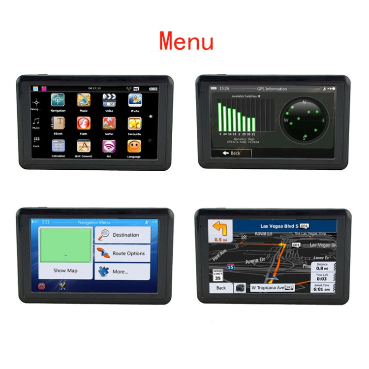 Q5 Car 5 inch HD TFT Touch Screen GPS Navigator Support TF Card / MP3 / FM Transmitter, Specification:Australia Map - In Car by buy2fix | Online Shopping UK | buy2fix