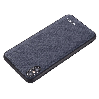 For iPhone 11 Pro Max GEBEI Full-coverage Shockproof Leather Protective Case(Blue) - iPhone 11 Pro Max Cases by GEBEI | Online Shopping UK | buy2fix