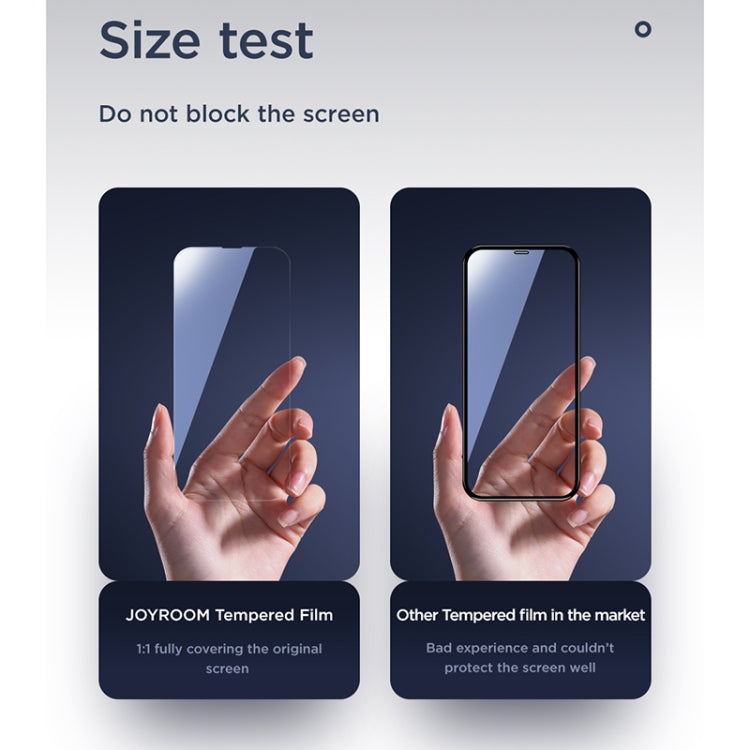 For iPhone 13 / 13 Pro JOYROOM JR-PF908 Knight Series 2.5D Large Screen Full Transparent HD Tempered Glass Film - iPhone 13 Pro Tempered Glass by JOYROOM | Online Shopping UK | buy2fix