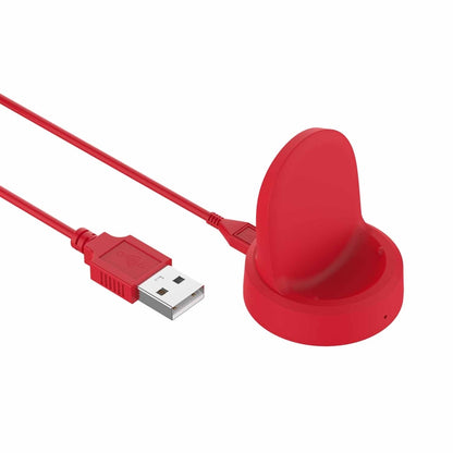For Samsung Galaxy Watch4 Classic / Galaxy Watch4 Universal Silicone Charger Holder(Red) - Charger by buy2fix | Online Shopping UK | buy2fix