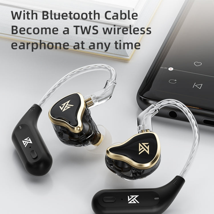 KZ ZAS 16-unit Ring Iron In-ear Wired Earphone, Standard Version(White) - In Ear Wired Earphone by KZ | Online Shopping UK | buy2fix
