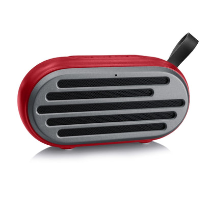 New Rixing NR-105 Mini TWS Metal Bluetooth Speaker Support Hands-free Call / FM(Red) - Mini Speaker by New Rixing | Online Shopping UK | buy2fix