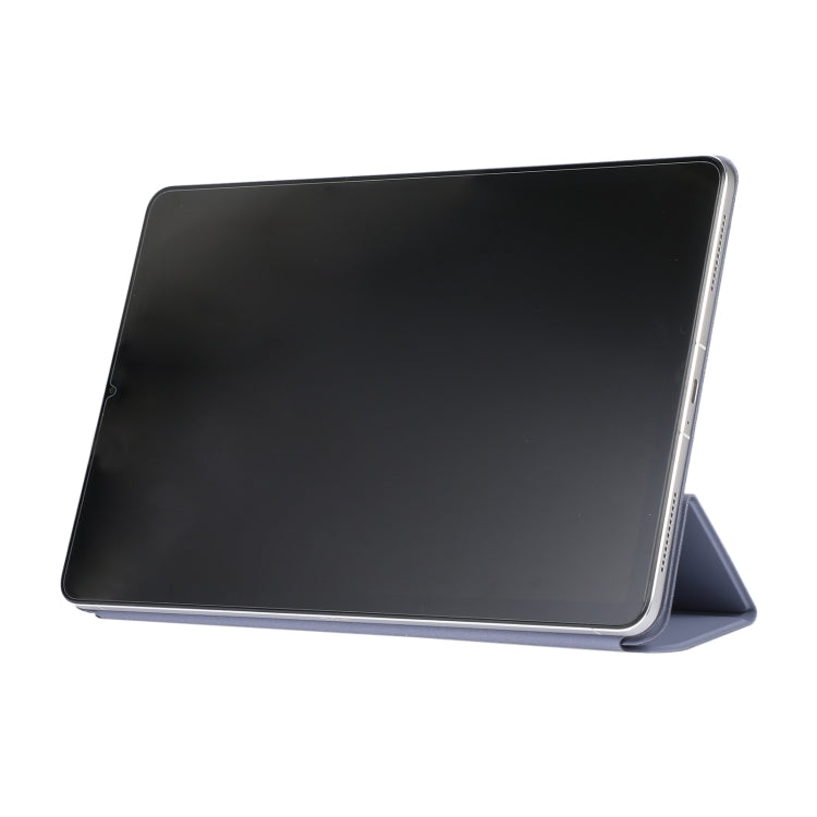 For Xiaomi Pad 5 / Pad 5 Pro Solid Color Magnetic Horizontal Flip Leather Case with Holder(Grey) - Xiaomi Accessories by buy2fix | Online Shopping UK | buy2fix