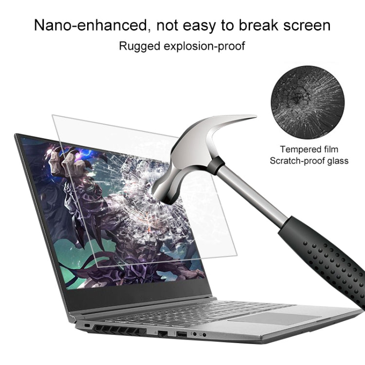 Laptop Screen HD Tempered Glass Protective Film For MECHREVO Z3 Pro 15.6 inch - Computer & Networking by buy2fix | Online Shopping UK | buy2fix
