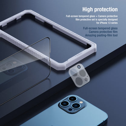 For iPhone 13 Pro NILLKIN 2 in 1 HD Full Screen Tempered Glass Film + Camera Protector Set - iPhone 13 Pro Tempered Glass by NILLKIN | Online Shopping UK | buy2fix