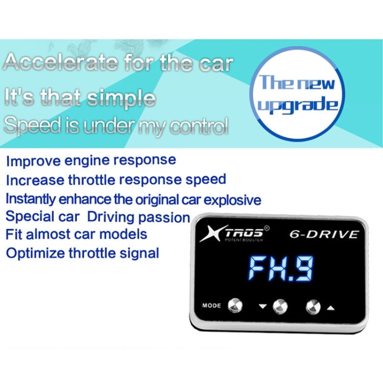 For Mitsubishi Triton 2015-2020 TROS TS-6Drive Potent Booster Electronic Throttle Controller - In Car by TROS | Online Shopping UK | buy2fix