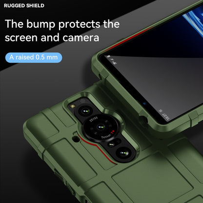 For Sony Xperia Pro-I Full Coverage Shockproof TPU Phone Case(Green) - Sony Cases by buy2fix | Online Shopping UK | buy2fix