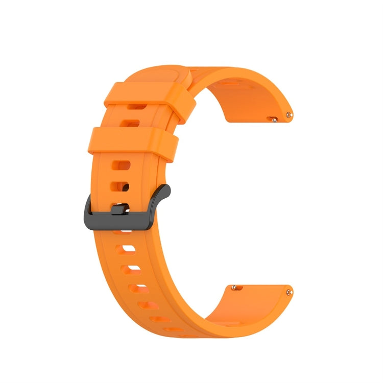 For Amazfit GTR Silicone Smart Watch Watch Band, Size:22mm(Orange) - Watch Bands by buy2fix | Online Shopping UK | buy2fix
