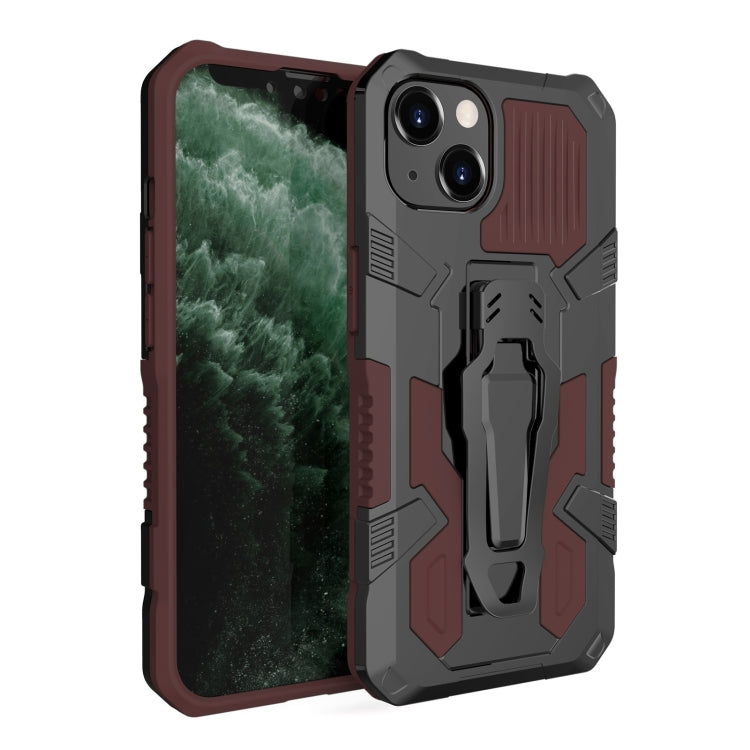 For iPhone 13 Pro Machine Armor Warrior PC + TPU Phone Case (Brown) - iPhone 13 Pro Cases by buy2fix | Online Shopping UK | buy2fix