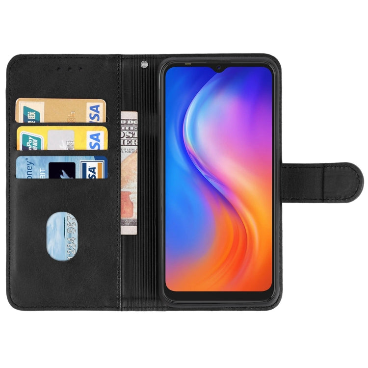 Leather Phone Case For Tecno Spark 6 Go / Spark Go 2020(Black) - Mobile Accessories by buy2fix | Online Shopping UK | buy2fix