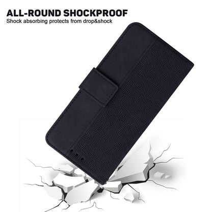 For LG Velvet / G9 5G / 4G Geometric Embossed Leather Phone Case(Black) - LG by buy2fix | Online Shopping UK | buy2fix