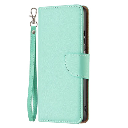 For Samsung Galaxy A23 5G Litchi Texture Pure Color Leather Phone Case(Green) - Samsung Accessories by buy2fix | Online Shopping UK | buy2fix