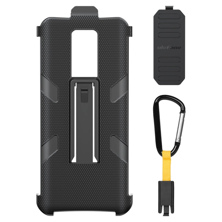 For Ulefone Armor 17 Pro Ulefone Back Clip Phone Case with Carabiner (Black) - Ulefone Cases by Ulefone | Online Shopping UK | buy2fix