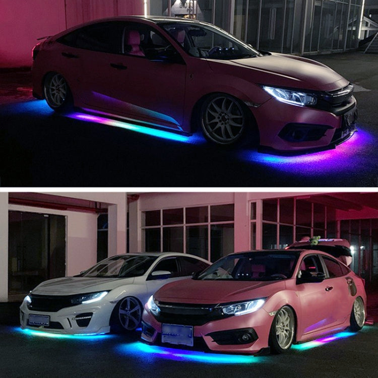 Car Modification Symphony Voice Control LED Chassis Lights, Specification:4 x 60cm + 2 x 180cm - In Car by buy2fix | Online Shopping UK | buy2fix