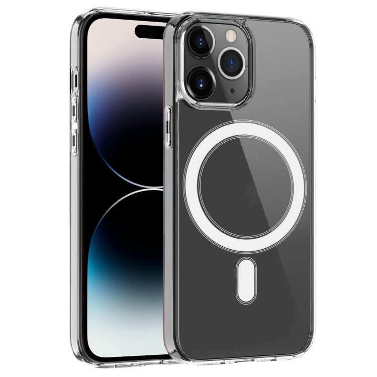 For iPhone 14 Pro Max Magsafe Clear Acrylic PC +TPU Phone Case (Transparent) - iPhone 14 Pro Max Cases by buy2fix | Online Shopping UK | buy2fix