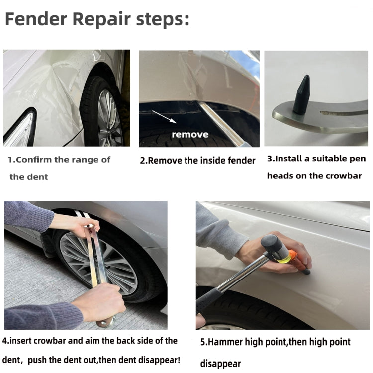 N3 83 in 1 Car Paintless Dent Removal Fender Damage Repair Puller Lifter, Plug Type:EU Plug - In Car by buy2fix | Online Shopping UK | buy2fix