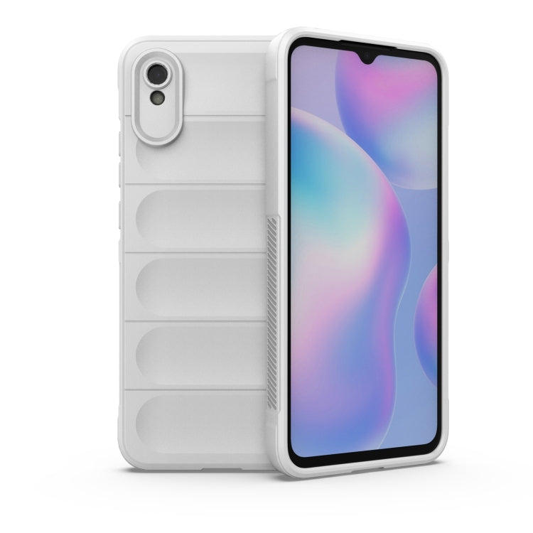 For Xiaomi Redmi 9A Magic Shield TPU + Flannel Phone Case(White) - Xiaomi Cases by buy2fix | Online Shopping UK | buy2fix