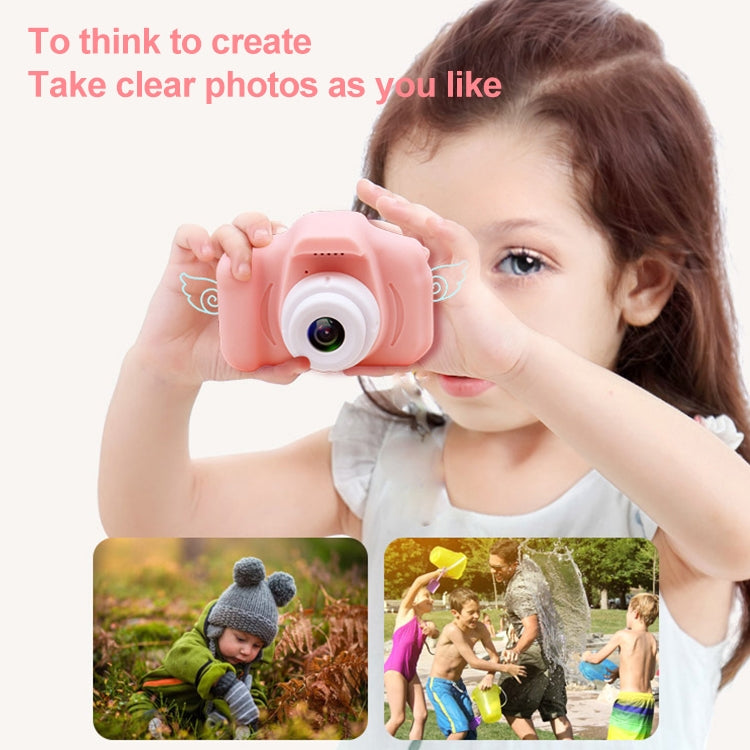 X2S 2.0 Inch LCD Screen Mini Children Camera Digital Camera, For:800W+32G Memory Card+Card Reader+Cartoon Sticker(Green) - Consumer Electronics by buy2fix | Online Shopping UK | buy2fix