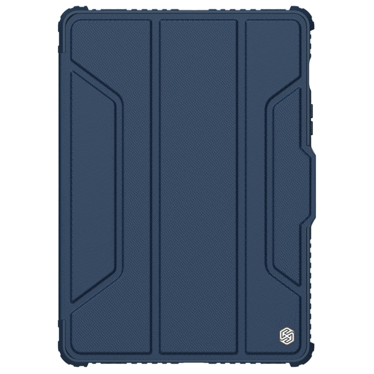 For Samsung Galaxy Tab S7 NILLKIN Bumper Pro Camshield Tablet Leather Case(Blue) - Galaxy Tab S7 by NILLKIN | Online Shopping UK | buy2fix