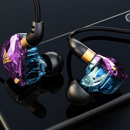 QKZ SK8 3.5mm Sports In-ear Dynamic HIFI Monitor Earphone with Mic(Colorful) - In Ear Wired Earphone by QKZ | Online Shopping UK | buy2fix