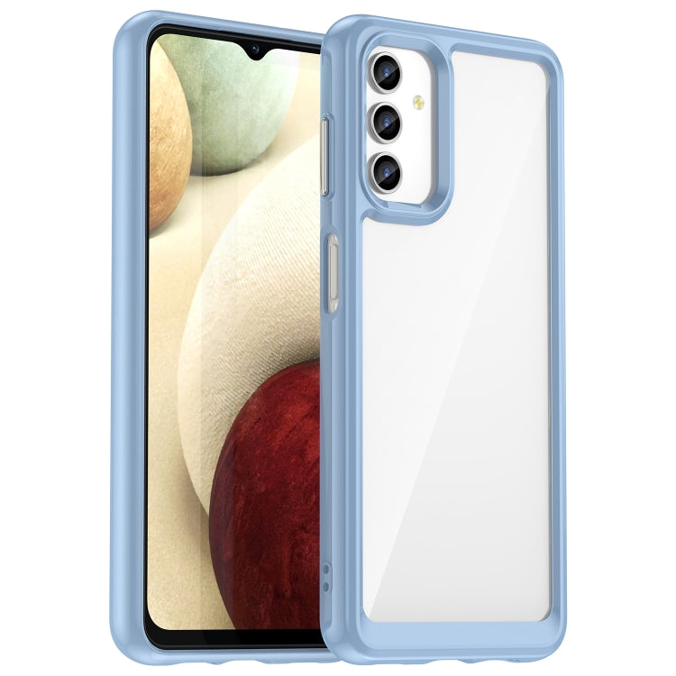 For Samsung Galaxy A13 5G Colorful Series Acrylic + TPU Phone Case(Blue) - Samsung Accessories by buy2fix | Online Shopping UK | buy2fix