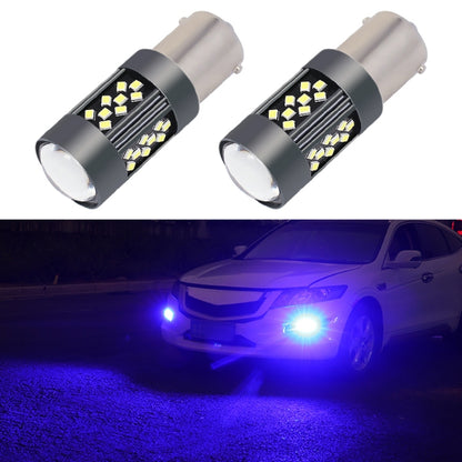 1 Pair 1156 12V 7W Continuous Car LED Fog Light(Blue Light) - In Car by buy2fix | Online Shopping UK | buy2fix