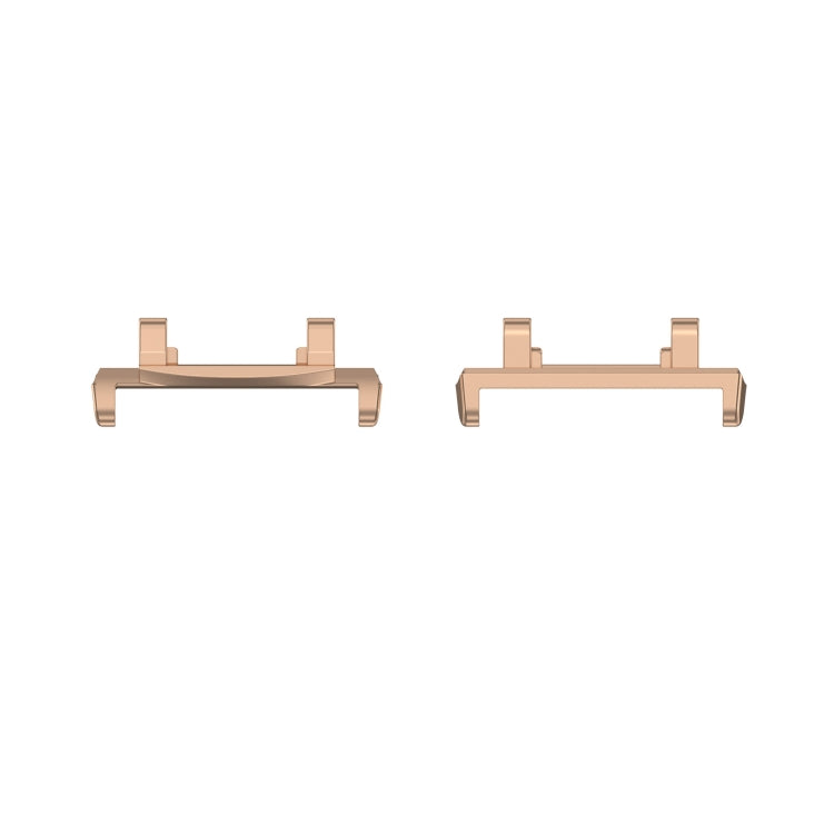 For AMAZFIT T-Rex 2 2 in 1 Metal Watch Band Connectors(Rose Gold) - Smart Wear by buy2fix | Online Shopping UK | buy2fix