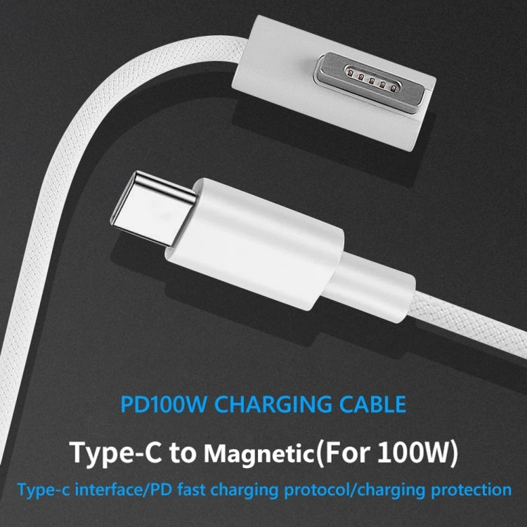 100W 5 Pin MagSafe 1 (L-shaped) to USB-C / Type-C PD Charging Cable, Cable Length: 1.8m - Cable & Adapter by buy2fix | Online Shopping UK | buy2fix