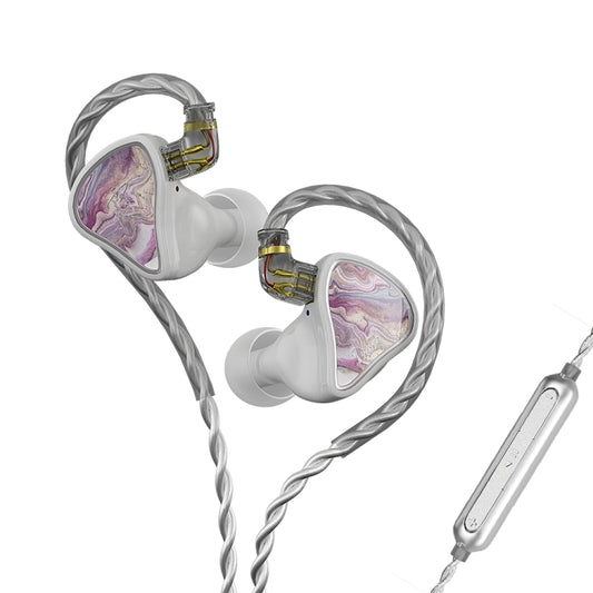 CVJ Hybrid Technology HiFi Music Wired Earphone With Mic(Rosy) - In Ear Wired Earphone by CVJ | Online Shopping UK | buy2fix