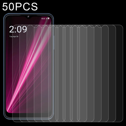 For T-Mobile REVVL 6 5G 50 PCS 0.26mm 9H 2.5D Tempered Glass Film - Others by buy2fix | Online Shopping UK | buy2fix