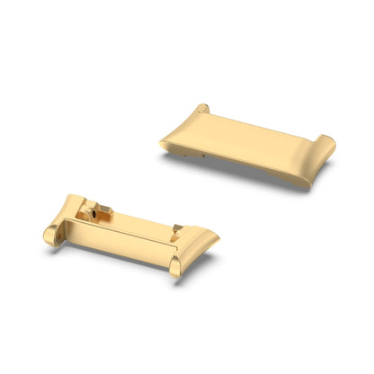 For OPPO Watch Free 1 Pair Metal Watch Band Connector(Gold) - Repair & Spare Parts by buy2fix | Online Shopping UK | buy2fix