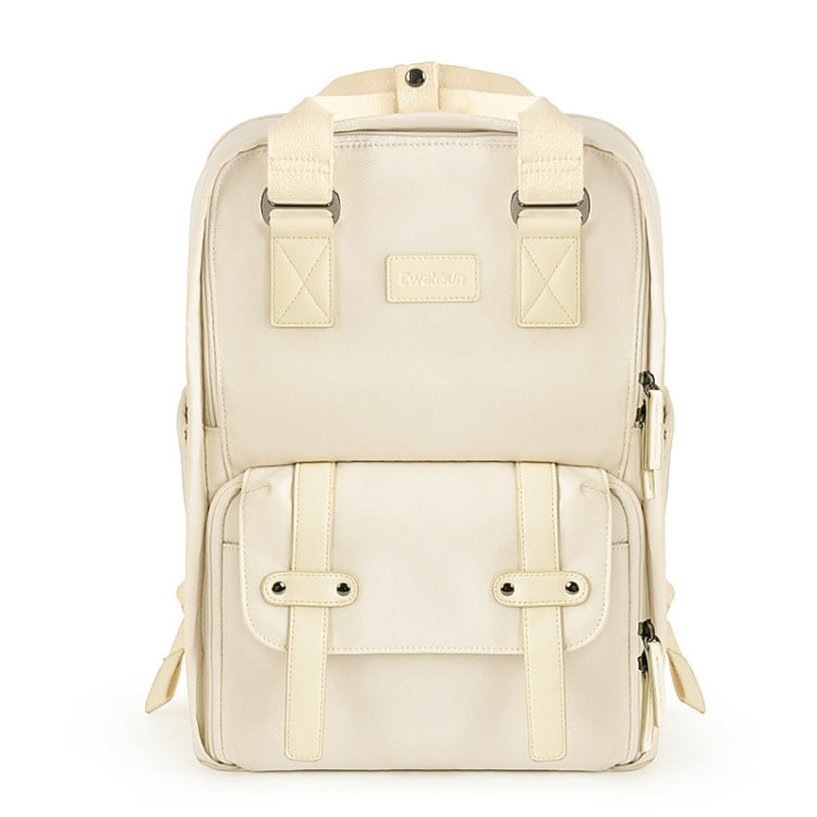 CADeN Multifunctional Photography Shoulders Digital Bag Portable Camera Backpack, Size:28.5 x 14 x 42cm(Beige) - Camera Accessories by CADeN | Online Shopping UK | buy2fix