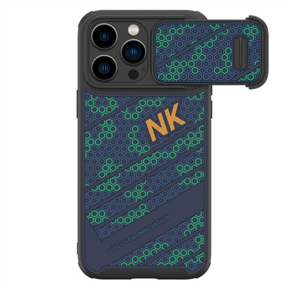 For iPhone 13 Pro Max NILLKIN 3D Lens Sliding Camera Embossed Design Phone Case - iPhone 13 Pro Max Cases by NILLKIN | Online Shopping UK | buy2fix