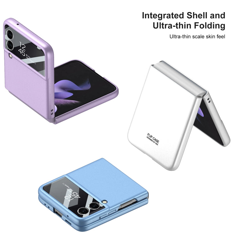 For Samsung Galaxy Z Flip4 GKK Integrated Ultra-thin Full Coverage Phone Case(Dark Red) - Galaxy Z Flip4 5G Cases by GKK | Online Shopping UK | buy2fix