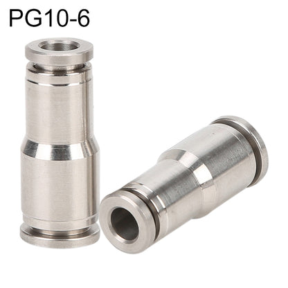 PG10-6 LAIZE Nickel Plated Copper Reducer Straight Pneumatic Quick Fitting Connector -  by LAIZE | Online Shopping UK | buy2fix