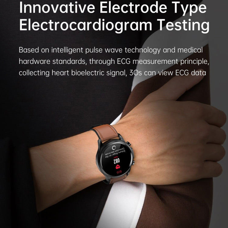 E400 1.39 inch HD Round Screen TPU Watch Strap Smart Watch Supports ECG Monitoring/Non-invasive Blood Sugar(Blue) - Smart Wear by buy2fix | Online Shopping UK | buy2fix