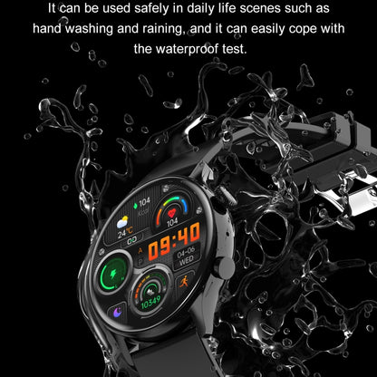 Ochstin 5HK8 Pro 1.36 inch Round Screen Blood Oxygen Blood Pressure Monitoring Bluetooth Smart Watch, Strap:Steel(Gold) - Smart Wear by OCHSTIN | Online Shopping UK | buy2fix