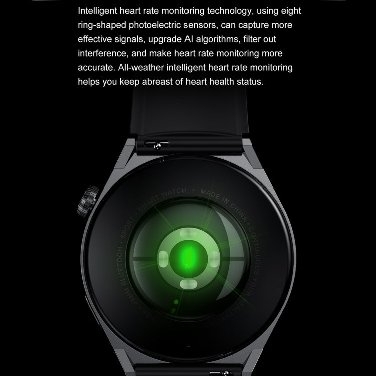 Ochstin 5HK46P 1.36 inch Round Screen Steel Strap Smart Watch with Bluetooth Call Function(Black) - Smart Wear by OCHSTIN | Online Shopping UK | buy2fix