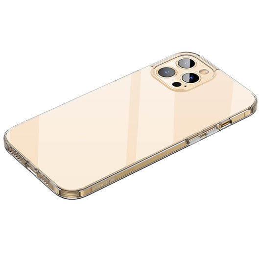 For iPhone 14 Pro SULADA Frosted Series Shockproof Transparent TPU Phone Case(Gold) - iPhone 14 Pro Cases by SULADA | Online Shopping UK | buy2fix