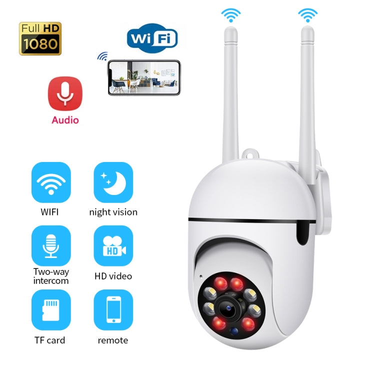 A7 1080P HD Wireless WiFi Smart Surveillance Camera Support Night Vision / Two Way Audio with 32G Memory - Security by buy2fix | Online Shopping UK | buy2fix