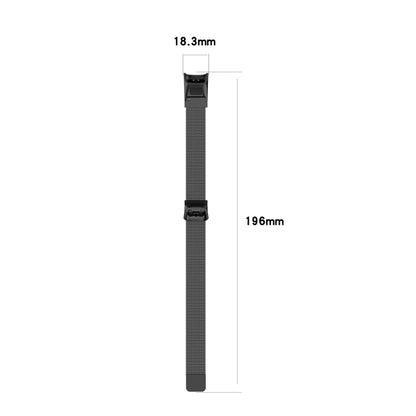 For Huawei Band 4 (ADS-B29) / Honor Band 5i (CRS-B19S) Milan Wrist Strap Watchband(Silver) - Smart Wear by buy2fix | Online Shopping UK | buy2fix