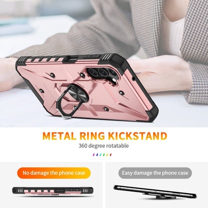 For Samsung Galaxy A14 5G Ring Holder Phone Case(Rose Gold) - Galaxy Phone Cases by buy2fix | Online Shopping UK | buy2fix