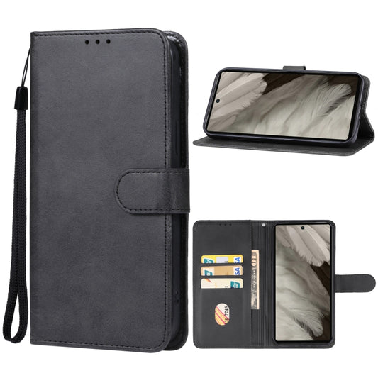 For Google Pixel 7a Leather Phone Case(Black) - Google Cases by buy2fix | Online Shopping UK | buy2fix