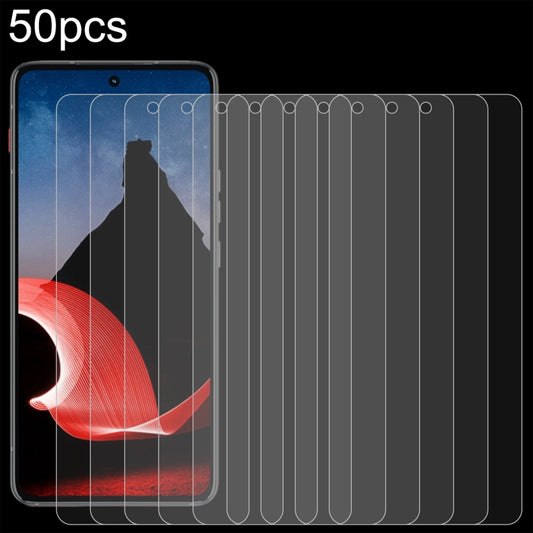 For Motorola Moto ThinkPhone 5G 50 PCS 0.26mm 9H 2.5D Tempered Glass Film - Motorola Tempered Glass by buy2fix | Online Shopping UK | buy2fix