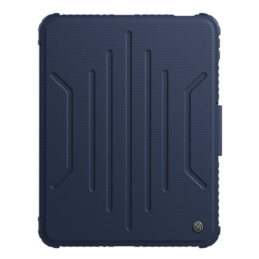 For iPad 2025 / 2022 NILLKIN Bumper Snapsafe Multifunctional Leather Tablet Case with Pen Slot(Blue) - iPad 2025 / 2022 Cases by NILLKIN | Online Shopping UK | buy2fix